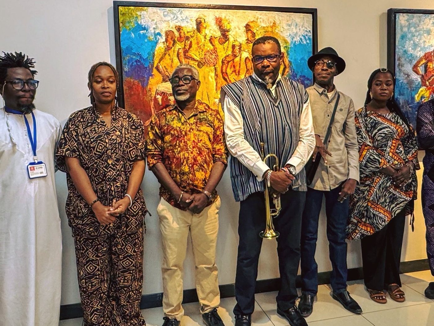 Vernissage de N'Sindodo au musée Kijain, Lomé