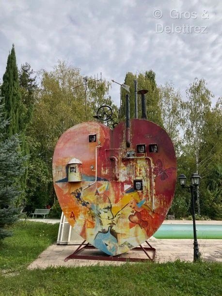 Heart with face — Vincenzo Follykoué